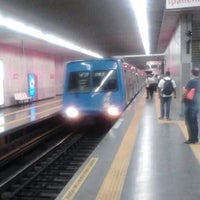 Photo taken at MetrôRio - Estação Estácio by Carlos Roberto P. on 9/12/2012