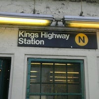 Photo taken at MTA Subway - Kings Highway (N) by Patrick C. on 11/11/2011