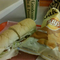 Photo taken at Goodcents Deli Fresh Subs by Kirsten B. on 12/20/2011