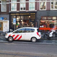 Photo taken at Tramhalte Van Woustraat by Annemarie M. on 10/21/2011