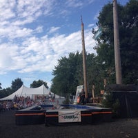 Photo taken at Lumberjack Show Stage -MN State Fair by Meghan M. on 9/3/2012