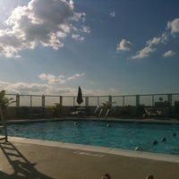 Photo taken at Rooftop Pool at The Willoughby by Rachel S. on 7/16/2011