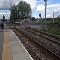 Photo taken at Old Trafford Metrolink by Olga K. on 6/4/2012