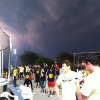 Photo taken at NAB Dodgeball Court by kate F. on 7/26/2011