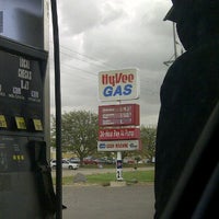Photo taken at Hy-Vee Gas by Brianna S. on 9/29/2011