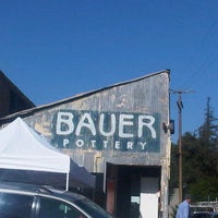 Photo taken at Bauer Pottery Showroom by Elena B. on 12/10/2011