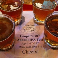Photo taken at Cooper&amp;#39;s Alehouse by Joshua D. on 4/18/2012