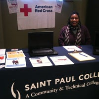 Photo taken at Saint Paul Community &amp; Technical College by Cait Edge on 1/17/2012