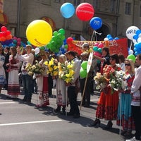 Photo taken at Парад 9-е Мая by Irina T. on 5/9/2011