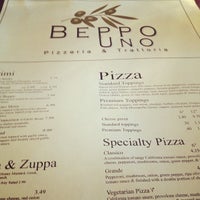 Photo taken at Beppo Uno Pizzeria and Trattoria by Adam R. on 4/23/2012