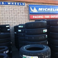 Photo taken at Pacific Tire Outlet by Justin S. on 1/27/2011
