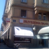 Photo taken at Privredna banka Zagreb (PBZ) by Neven on 9/2/2011