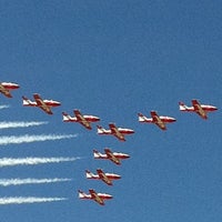 Photo taken at Wings Over Houston Airshow by Kat K. on 10/16/2011