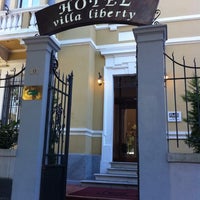 Photo taken at Hotel Villa Liberty by Alessio M. on 2/12/2011
