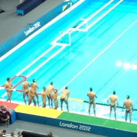 Photo taken at London 2012 Water Polo Arena by Kathryn C. on 8/12/2012
