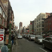 Photo taken at West Broadway &amp;amp; Canal St by Joe S. on 3/10/2012