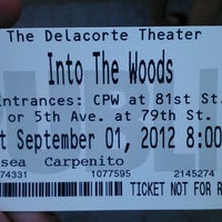 Photo taken at Into The Woods Delacorte Theatre by Chelsea C. on 9/1/2012