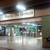 Photo taken at MetrôRio - Estação Maria da Graça by Rafael M. on 9/5/2012