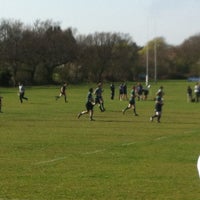 Photo taken at Old Allenyian Rugby Club by Paul G. on 4/1/2012