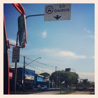 Photo taken at Corredor de ônibus - Av. Fco Morato by Adriana M. on 2/15/2012
