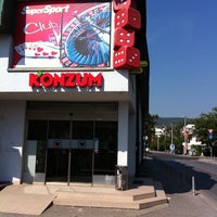 Photo taken at Konzum by Filip V. on 9/16/2011