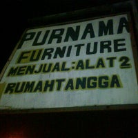 Photo taken at Purnama Furniture by Nanang S. on 1/3/2012