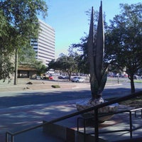 Photo taken at La Retama Central Library by Rae D. on 10/14/2011