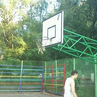 Photo taken at Баскетбольная площадка на четвертой by владюша б. on 6/16/2012