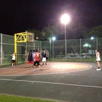 Photo taken at Blk 216 Basketball Court by John A. on 2/8/2012