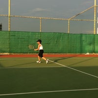 Photo taken at Tennis Court @  PM Riverside by Paweeporn C. on 3/9/2012