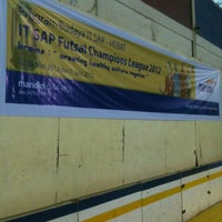 Photo taken at Semanggi Futsal Expo by Zein P. on 5/22/2012