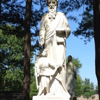Photo taken at Washington Park North Cemetery by Jason R. on 6/6/2012