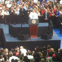 Photo taken at FAU: President Obama&amp;#39;s Economic Speech by Maritza F. on 4/10/2012