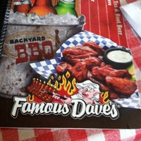 Photo taken at Famous Dave&amp;#39;s by Brian J. on 2/24/2012