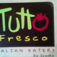 Photo taken at Tutto Fresco Italian Eatery by Scotto by Amanda M. on 5/11/2012