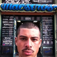 Photo taken at El Maestro Bicycle Shop by Eric M. on 4/12/2012