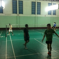 Photo taken at Navasri Badminton Court by Akerath A. on 6/17/2012