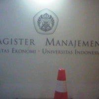Photo taken at Magister Manajemen Universitas Indonesia by Eko W. on 2/26/2012