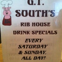 Photo taken at G. T. South&amp;#39;s Rib House by Bill J. on 9/7/2012
