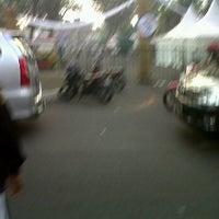 Photo taken at Tugu Taman mini by dafa a. on 5/5/2012