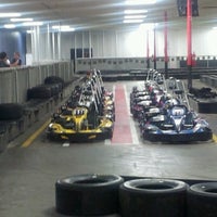 Photo taken at Track 21 Indoor Karting &amp; More by Tan N. on 7/11/2012
