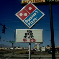 Photo taken at Domino&amp;#39;s Pizza by Samuel M. on 11/16/2011