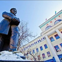 Photo taken at Дальневосточный Государственный Гуманитарный Университет (ДВГГУ) by Aleksandr K. on 1/29/2012