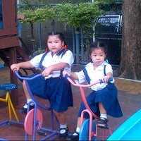 Photo taken at Rajinibon School Playground by Aui R. on 9/13/2012