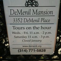 Photo taken at Chatillon-DeMenil Mansion by Chrystal C. on 8/15/2012