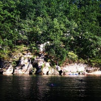 Photo taken at Chattahoochee Jump Cliff! by Mike L. on 7/29/2012