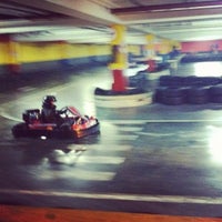 Photo taken at Top Kart Indoor by Leonardo T. on 6/21/2012
