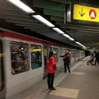 Photo taken at Métro Bellecour ⒶⒹ by Mike on 10/31/2011