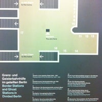 Photo taken at Border Stations and Ghost Stations in Divided Berlin by Susanne on 5/17/2012