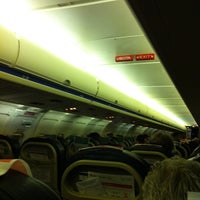 Photo taken at Lufthansa Flight LH 1843 by Claudia S. on 4/9/2012